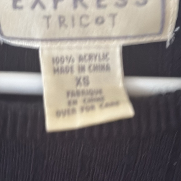 Black Ribbed Women's Top - Picture 6 of 15